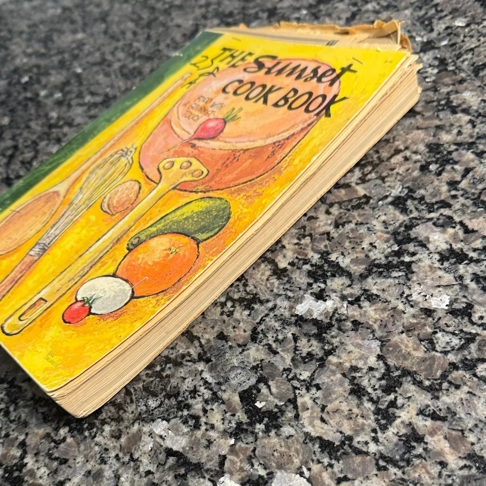 Sunset Cookbook Food With a Gourmet Touch vintage 1965